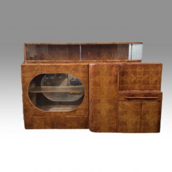 Funkcionalistický prosklený sekretář  