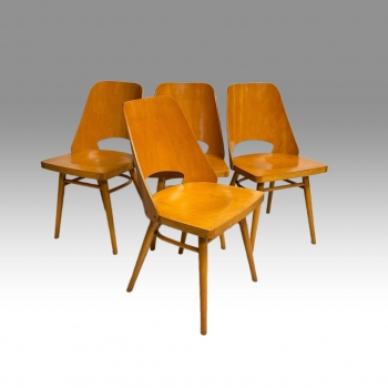 Oswald Haerdtl - retro židle 4 ks  