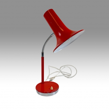 Retro stolní kovová lampa 