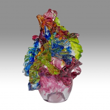 René Roubíček, korál, skleněná plastika 