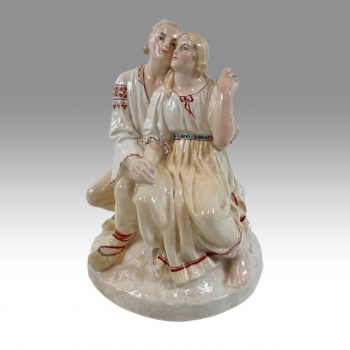 Josef Kalvoda, Bechyně, Keramická socha milenci 