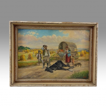 Josef Holub, Scéna ze žní 