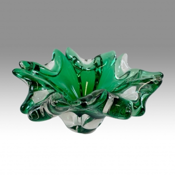 Jaroslav Taraba, hutní sklo, designový popelník 