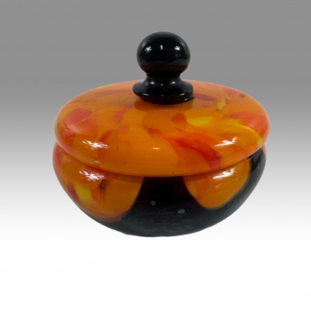 Skleněná dózička 