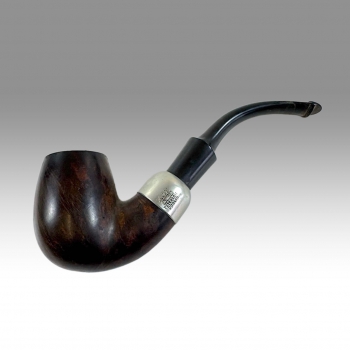 Peterson of Dublin, dýmka z briáru se stříbrnou objímkou 