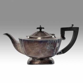 Čajová kovová konvice Art Deco - J.T & Co, EPNS 