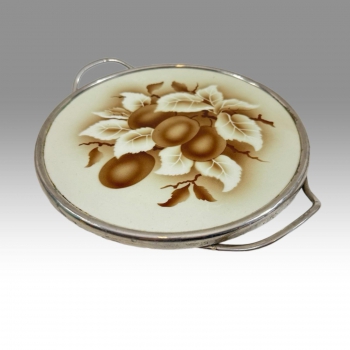 Porcelánový servírovací tác s motivem ovoce 