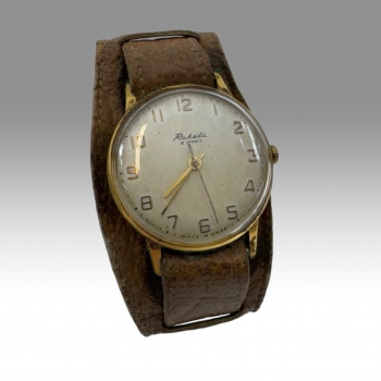 Pánské náramkové hodinky Raketa (16 Jewels), původní řemínek 