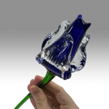 Egermann - Skleněná plastika - květ 