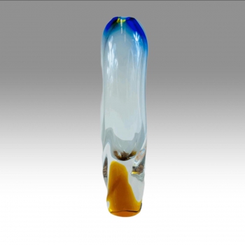 Josef Rozinek - skleněná váza z hutního skla 