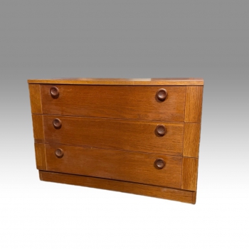 Komoda se 3 zásuvkami 60. léta 