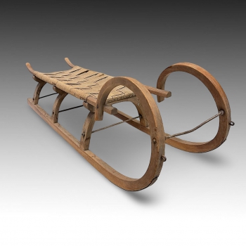 Tradiční dřevěné sáňky (tanky) 