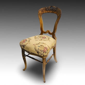 Biedermeier dřevěná židle 1 ks 