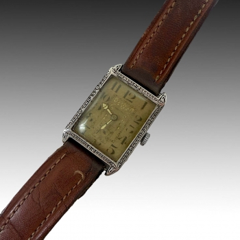 Stříbrné náramkové švýcarské hodinky Germinal - 15 jewels 