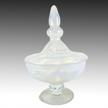 Art Deco skleněná mísa - opalizující sklo 