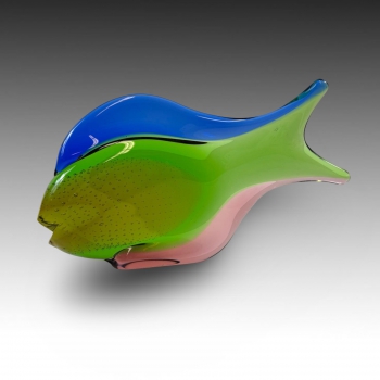 Skleněná plastika - ryba 