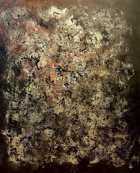 Juščák - abstrakce Mystikos 120 x 100 cm  