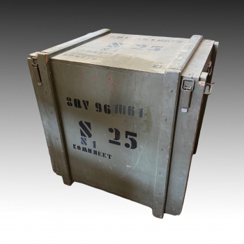 Vojenská dřevěná bedna - velká 