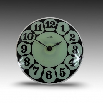 Skleněné nástěnné hodiny Prim 