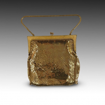 Vintage zlatá kabelka/kapsička 