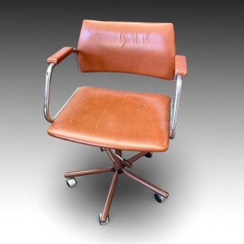 Kovová kancelářská otočná stolička 