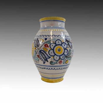 Heřman Landsfeld Strážnice - keramická malovaná váza 